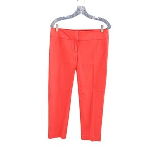 LOFT Bright Coral Ankle Pants